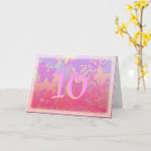 Pastel Butterflies Karte (Gelbe Blume)