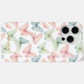 Pastel Butterfly Case-Mate iPhone Hülle (Rückseite (Horizontal))