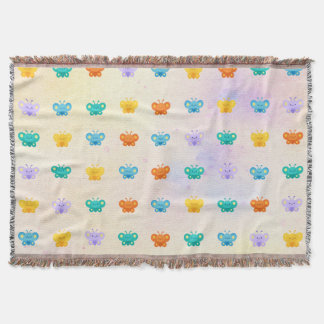 Pastel Butterfly Decke