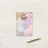 Pastel Butterfly Garden Post-it Klebezettel (Auf Schreibtisch)