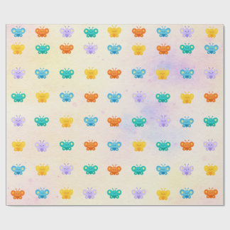 Pastel Butterfly Gift Wrap - Kawaii Wrapping Paper Geschenkpapier