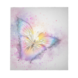 Pastel Butterfly Notizblock