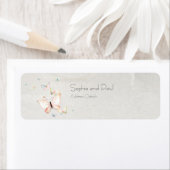 Pastel Butterfys Design Address Labels (Insitu)