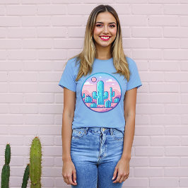 Pastel Cacti Wüste für Cactus Lover T-Shirt
