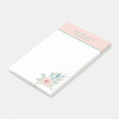 Pastel Cactus Personal Stationery Post-it Klebezettel (angewinkelt)
