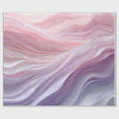 Pastel Calming Wave Muster Geschenkpapier (Flach)