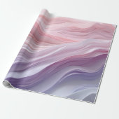 Pastel Calming Wave Muster Geschenkpapier (Ungerollt)