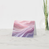 Pastel Calming Wave Muster Karte (Vorderseite)