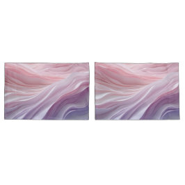 Pastel Calming Wave Muster Kissenbezug