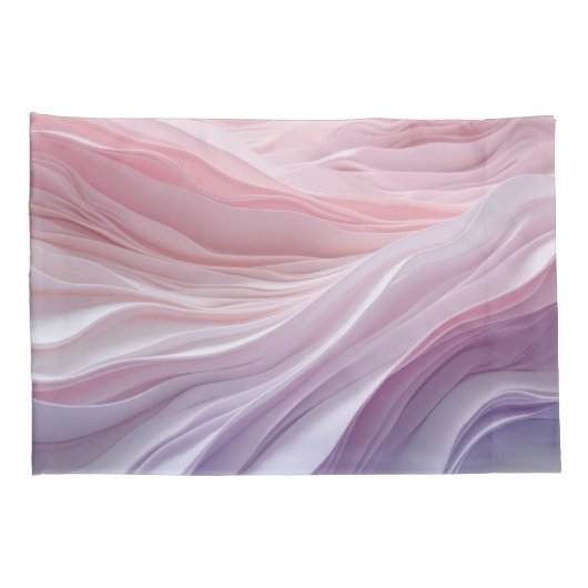 Pastel Calming Wave Muster Kissenbezug (Rückseite-Rechts)