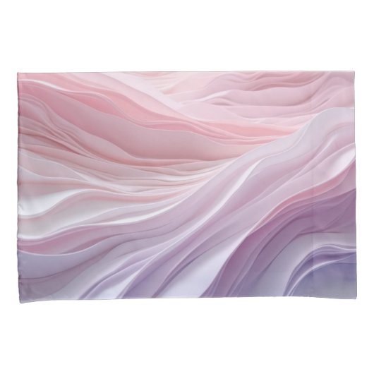 Pastel Calming Wave Muster Kissenbezug (Vorderseite-Rechts)