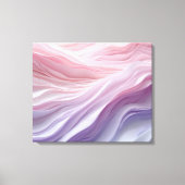 Pastel Calming Wave Muster Leinwanddruck (Vorderseite)
