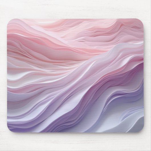 Pastel Calming Wave Muster Mousepad (Vorne)