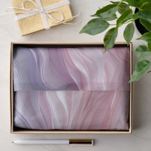 Pastel Calming Wave Muster Seidenpapier (Geschenk)