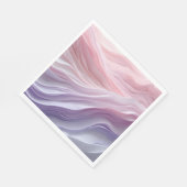 Pastel Calming Wave Muster Serviette (Ecke)