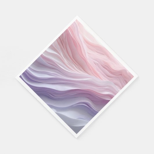 Pastel Calming Wave Muster Serviette (Ecke)