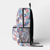 Pastel Camouflage Bedruckter Rucksack (Rechts)