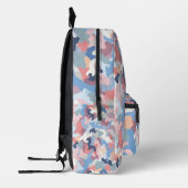Pastel Camouflage Bedruckter Rucksack (Links)