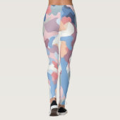 Pastel Camouflage Leggings (Rückseite)