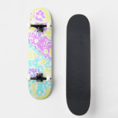 Pastel-Camouflage Skateboard (Vorderseite)