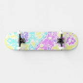 Pastel-Camouflage Skateboard (Horizontal)