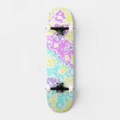 Pastel-Camouflage Skateboard (Vorderseite)