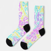 Pastel-Camouflage-Socken Socken (Linkes Detail)