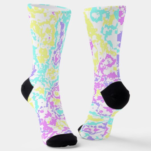 Pastel-Camouflage-Socken Socken (Gewinkelt)