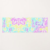 Pastel-Camouflage Yogamatte (Vorderseite (Horizontal))