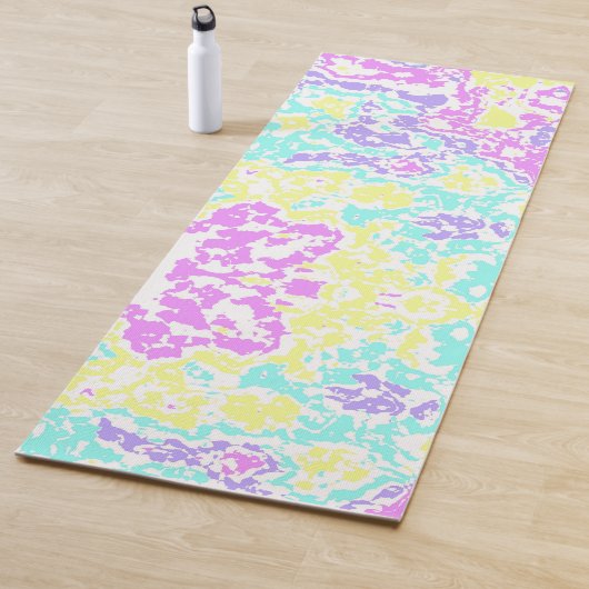 Pastel-Camouflage Yogamatte (Beispiel)