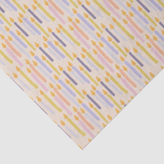 Pastel Candle Pattern - Papier aus Whimsikgewebe (Ausschnitt)