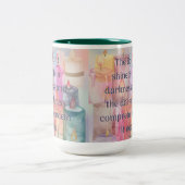 Pastel Candle Scripting Tasse (Mittel)