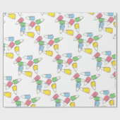 Pastel Candy Mais Osterkörbe Kerzen Geschenkpapier (Flach)