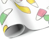 Pastel Candy Mais Osterkörbe Kerzen Geschenkpapier (Rolleneckpunkt)