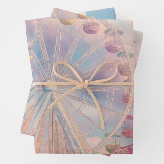 Pastel Carnival Geschenk Wrap Geschenkpapier Set (Beispiel)