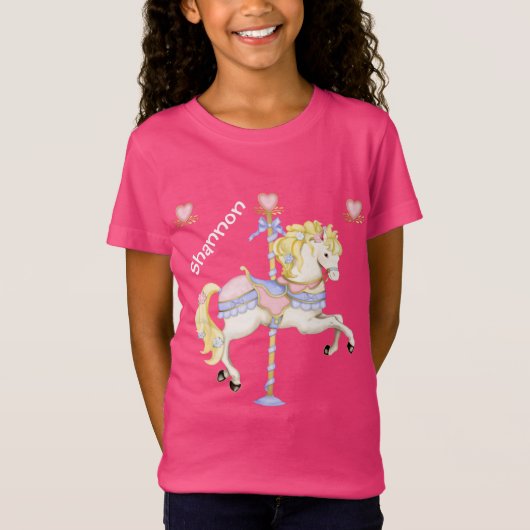 Pastel Carousel Pony T-Shirt (Vorderseite)