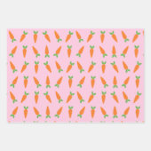 Pastel Carrots Ostergeschenke für Ostern Geschenkpapier Set (Vorderseite 3)