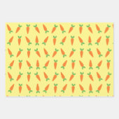 Pastel Carrots Ostergeschenke für Ostern Geschenkpapier Set (Vorderseite)