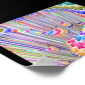 Pastel Cascade Poster (Ecke)