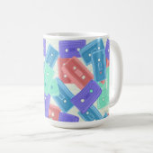 Pastel Cassette Tapes - ästhetische Musik der 90er Kaffeetasse (VorderseiteRechts)