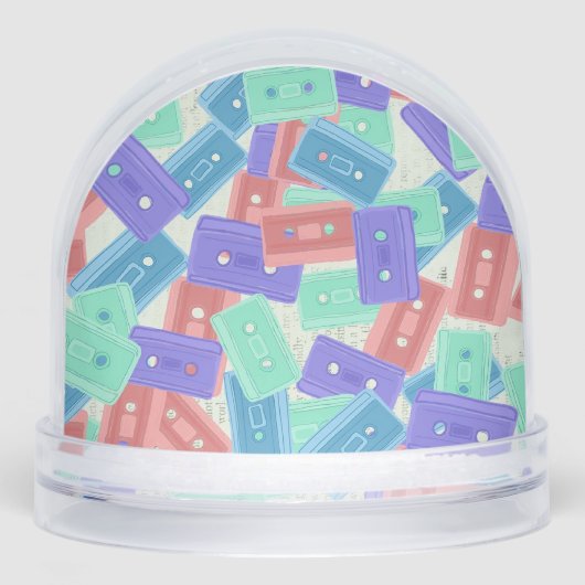 Pastel Cassette Tapes - ästhetische Musik der 90er Schneekugeln (Vorderseite)