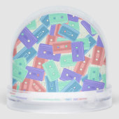 Pastel Cassette Tapes - ästhetische Musik der 90er Schneekugeln (Rückseite)