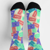 Pastel Cassette Tapes - ästhetische Musik der 90er Socken (Oben)