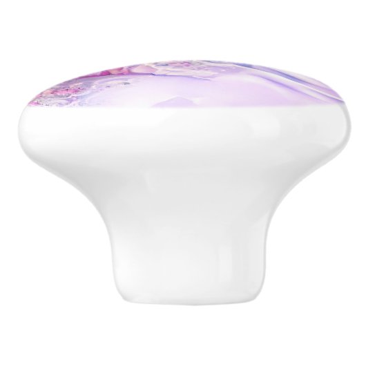 Pastel Cat Dreamscape Keramikknauf (Seitenansicht)