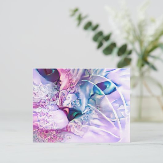 Pastel Cat Dreamscape Postkarte (Stehend Vorderseite)