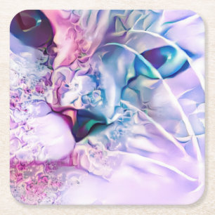Pastel Cat Dreamscape Rechteckiger Pappuntersetzer