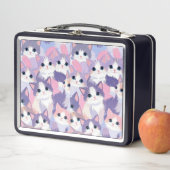 Pastel Cats Metal Lunchbox (Beispiel)