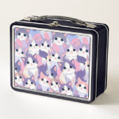 Pastel Cats Metal Lunchbox (Vorderseite)