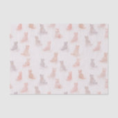 Pastel Cats Tissue Paper Seidenpapier (Vorderseite)