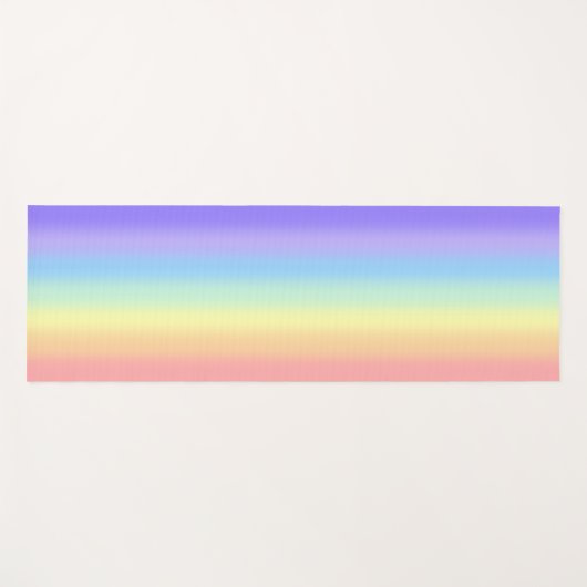 Pastel Chakra Yogamatte (Vorderseite (Horizontal))